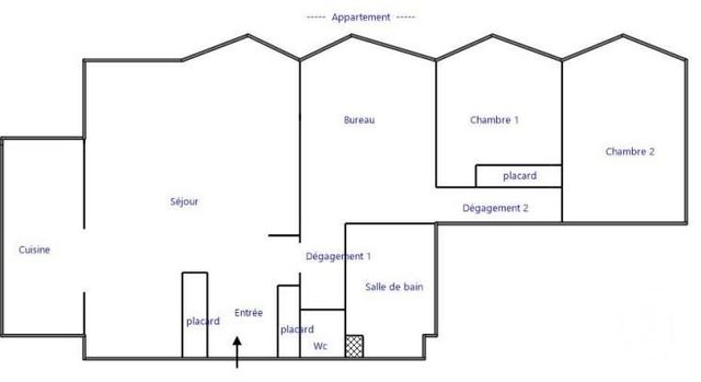 Appartement T4 à vendre - 4 pièces - 95.31 m2 - RENNES - 35 - BRETAGNE - Century 21 Arb Immobilier