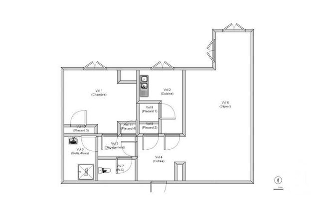 Appartement F2 à vendre - 2 pièces - 54.0 m2 - RENNES - 35 - BRETAGNE - Century 21 Arb Immobilier