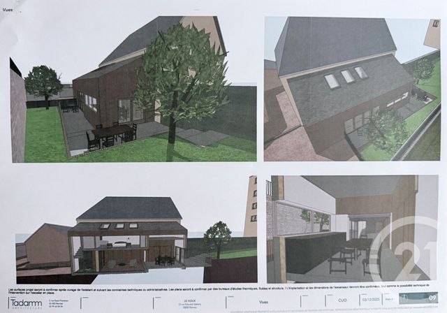 maison à vendre - 3 pièces - 50.0 m2 - RENNES - 35 - BRETAGNE - Century 21 Arb Immobilier